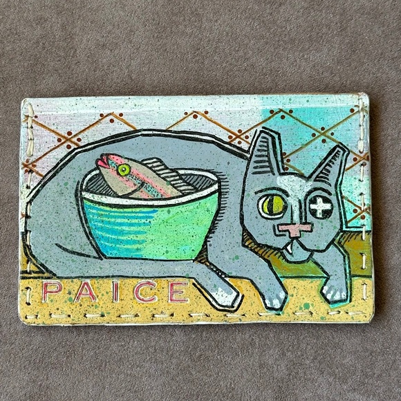 fish for dinner card wallet